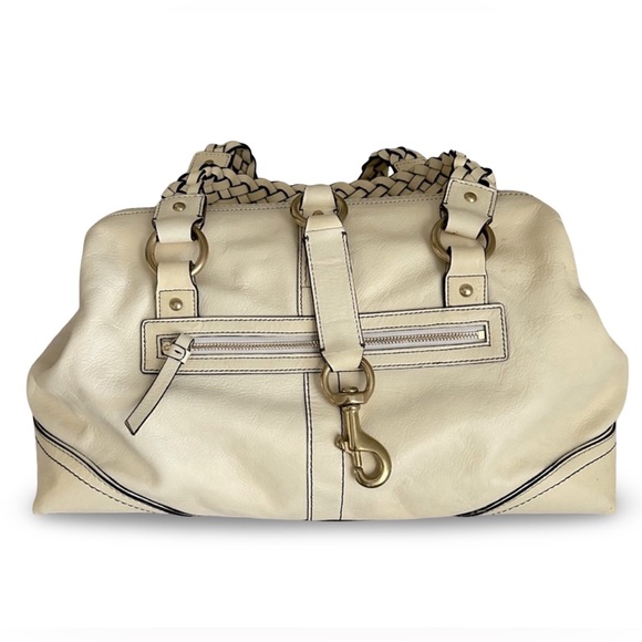 NWT Vintage Coach Daphne Large Satchel Shoulder Bag Vachetta Leather | 3569 - Picture 9 of 14